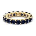 thumbnail image 2 of September - Round Cut Blue Sapphire Eternity Band, 2 of 3