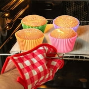 Bright Rainbow Standard Cupcake Liners Solid Colorful Paper Baking Cups
