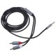 thumbnail image 1 of unbranded Cable De Audio 2 Metros Con Conector 3.5 Mm Compatible Con TV Y Reproductores Multimedia, 1 of 6