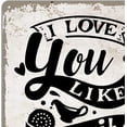 thumbnail image 2 of Funny Kitchen Quote Metal Tin Sign Wall Decor Retro I Love You Like Biscuits and Gravy Sign for Home Kitchen Decor Gifts 8 x 12 inch, 2 of 5