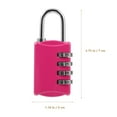 Tersarium Locker Lock 4 Digit Padlock Combination Lock Pad Lock for ...