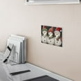 thumbnail image 5 of Yayeee Toggle Light Switch Wall Plate 2-Gang 4.56"x4.48" Decorative Outlet Cover, Red Snowmen, 5 of 7