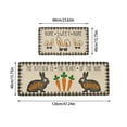thumbnail image 3 of Binwennn Easter Themed 2 Piece Rug Set Easy To Clean For Home Decoration Bedroom Area Rugs 5x7 Large Blankets Shaggy Carpet Bedroom Throw Blankets Soft Pumpkin Blanket Girl Carpet Floor Rugs for, 3 of 6