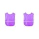 thumbnail image 4 of Matsuzay Delantales de pintura Bolsillos espaciosos de pintura de secado rápido para niños pequeños con correa lateral Guardapolvo Paño Violeta 2piezas, 4 of 6