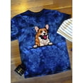 thumbnail image 3 of Corgi Peeking Out Tie Dye Crystal Men -Image by Shutterstock, Male x-Large, 3 of 4