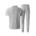 thumbnail image 4 of StSilkitty Mens 2 Piece Set Short Sleeve Button down Shirts and Pants Outfits Summer Lightweight Soft Casual Sets, 4 of 5