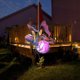thumbnail image 2 of Eyfqtcs Bee Flying Bug Hanging Light Garden Adornos Home Outdoor Decor (Púrpura), 2 of 7