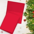 thumbnail image 2 of A7 Red Blank Greeting Cards with Envelopes – Great for Holiday, Christmas and New Year Cards | 5” x 7” (Folded) | 25 per Pack, 2 of 5