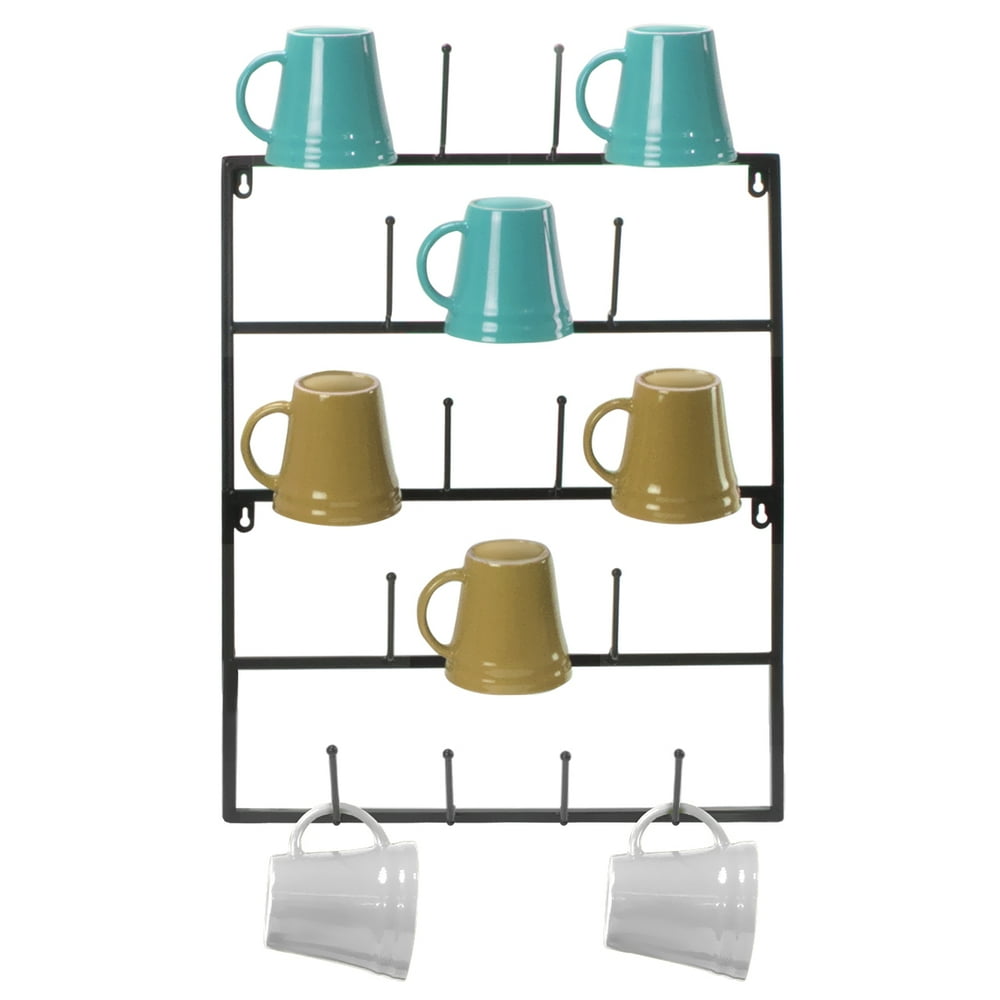 Sorbus Mug Rack Cup Holder Wall Mounted Home Storage Mug Hooks with 5
