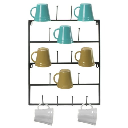 Sorbus Mug Rack Cup Holder Wall Mounted Home Storage Hooks With 5 Tier Display Organizer For Coffee Mugs Tea Cups Mason Jarore Holds Sorbus Mug Rack Cup Holder Wall Mounted Home Storage Hooks With 5 Tier Display Organizer For Coffee Mugs Tea Cups Mason Jarore Holds
