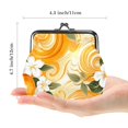 thumbnail image 2 of Tangerine Stylish Microfiber Coin Purse with Zinc Alloy Jaws - Compact and Durable Wallet for Your Essentials - 4.3x4.7 in/11x12 cm Size - Convenient and Fashionable!, 2 of 7