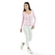 thumbnail image 2 of Sueter acanalado con botones Roman Fashion /Juvenil, 3157 (Rosa) rosa M, 2 of 5