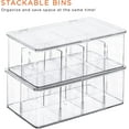 thumbnail image 6 of Sorbus Organizer Storage Bins with Hinged Lids & Removable Compartments - Kitchen Pantry Organizer Box for Tea Bags, Candy's, and Small Household Items, 6 of 7