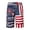 Red, variant on FASHOFT Swim Trunks for Men 4th of July American flag Print Beach Board Shorts with Pockets Bathing Suit Red L