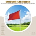 thumbnail image 3 of KAKOWELY Stainless Steel Flagpole Outdoor Rotation Flag Pole Professional Rotation Flag Pole,75.59X"X1.57"X1.57", 3 of 5