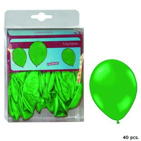 Balloon-Latex-Grn-10"-40 pcs