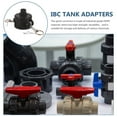 thumbnail image 3 of EXHUMKY IBC Tote Valve Adapter Black HDPE Leak Prevention 1Pack, 3 of 7