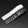 thumbnail image 4 of Correas de reloj de cerámica blanca y hebilla de plata desoxidada de alta calidad para hombres y mujeres, 14 mm, 16 mm, 18 mm, 20 mm y 22 mm, 4 of 4