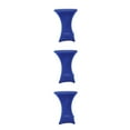 thumbnail image 1 of maskred Housse de Table Haute Extensible en Polyester Résistante aux Taches et Respectueuse de l'Environnement pour 3 Sets Bleus Polyvalents, 1 of 6