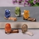 thumbnail image 4 of Juego de 3 piezas de palillos chinos de porcelana hechos a mano con forma de búho, cuchara, tenedor, cuchillo, reposacabezas, vajilla para cocina familiar, regalo de inauguración de la casa., 4 of 5