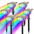 thumbnail image 1 of Focos solares para exteriores LEREKAM, 9 modos, impermeables, paquete de 6, 1 of 8