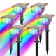 thumbnail image 1 of Focos solares para exteriores LEREKAM, 9 modos, impermeables, paquete de 6, 1 of 8