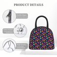 thumbnail image 4 of Rocae mushroom color Skull for Leakproof Lunch Box for Adults, Wide Opening Lunch Tote Bag, Reusable Lunch Cooler Bag, 4 of 6