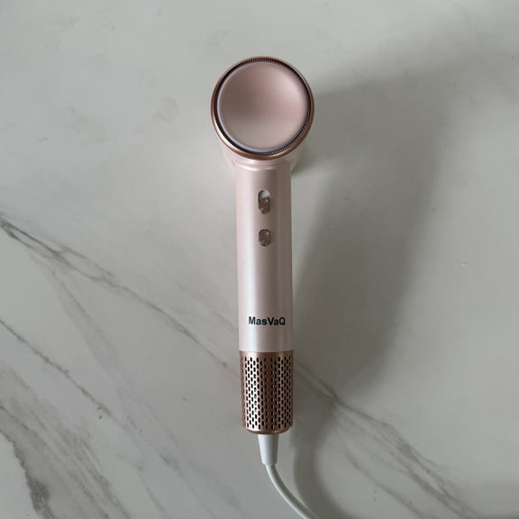 MasVaQ Hair Dryer,Ionic Hair Blow Dryer with Diffuser for Curly Hair, 1500W High-Speed Brush-less Motor Corded with 150,000 RPM for Home &Travelling-HD3325