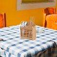 thumbnail image 4 of EeaseCA Bamboo Flatware and Utensil Organizer Caddy Tableware Organizer Drying Rack for Chopsticks Spoon Fork, 4 of 8