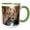 Green/White, variant on 3drose, Canal and Houses, Bridge and Boats. Venice, Veneto, Italy, 11oz Magic Transforming Mug