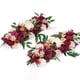 thumbnail image 5 of Guirnalda de botín floral de ratán rosa artificial colgante para adornos de Rojo, 5 of 5