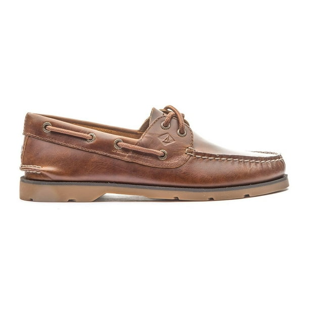 Sperry - SPERRY Mens Leeward 2-Eye Boat Shoe - Yacht Club Tan - Size 9 - Walmart.com - Walmart.com
