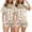Beige, variant on TIANZEN 4PC Pajamas For Women Set Womens Pajamas Plus Size Pajamas For Women Casual Pajamas Women's Lace Suspenders Womens Flannel Pajamas Pants Set Flannel Long Sleeve Pajamas for Women Womens Set