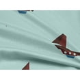 thumbnail image 5 of oneOone Rayon Pastel Mint Fabric Nautical Sewing Material Print Fabric By The Yard 56 Inch Wide, 5 of 5