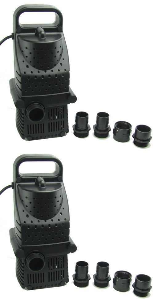 (2) PONDMASTER Supreme 4000 GPH ProLine Hy-Drive Pond Waterfall Pumps 02675 by Pondmaster