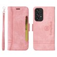 thumbnail image 2 of TECH CIRCLE Case for Samsung Galaxy A53 5G 6.5 inch,Shockproof Premium PU Leather ID Credit Card Holder Wallet Case Magnetic Flip Kickstand Phone Cover with Hand Strap,Pink, 2 of 15