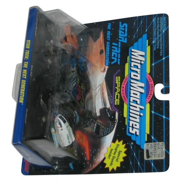 Star Trek The Next Generation Micro Machines Vehicle Toy Set - (Ferengi Marauder / Borg Ship / Shuttlecraft)