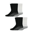 thumbnail image 5 of Dickies Men's Dri-Tech Crew Socks, 12 pack- Black/White Ext size 12-15, 5 of 7