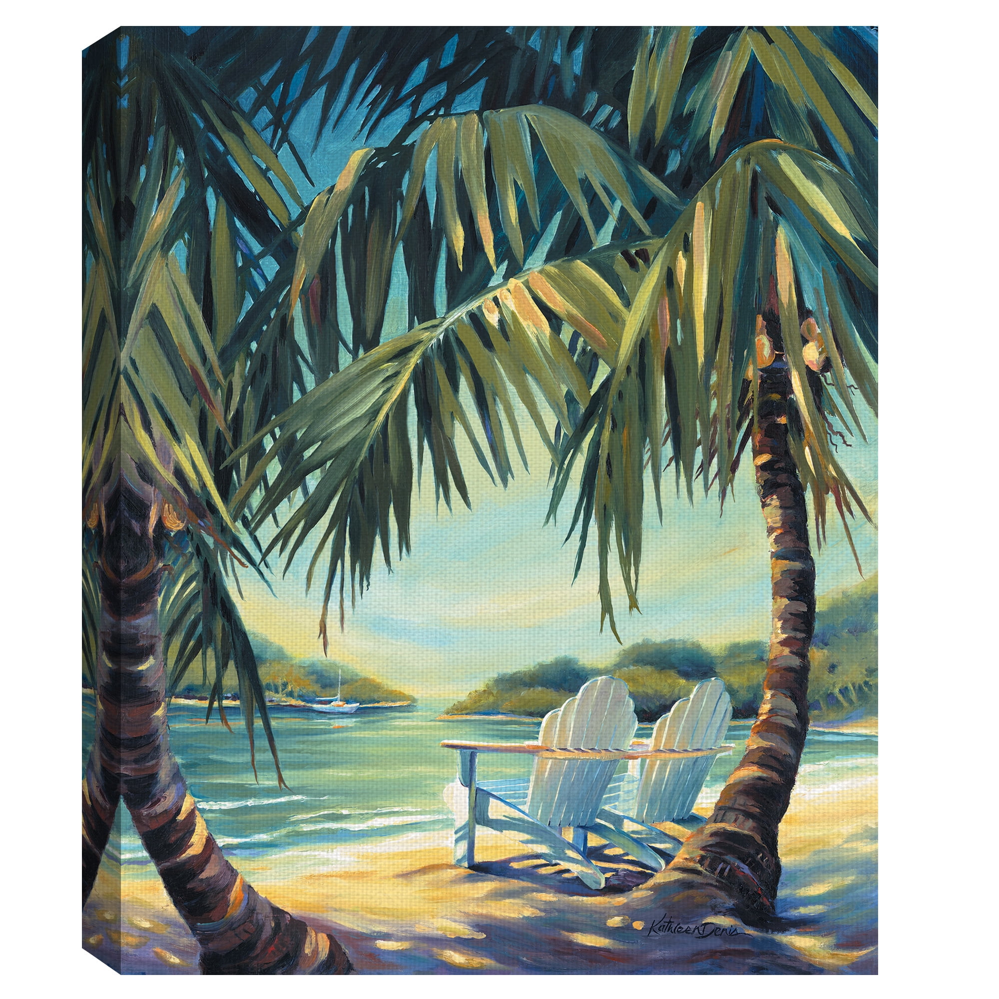 Masterpiece Art Gallery Hideout II Ocean By Kathleen Denis Canvas Art Print 22" x 28"
