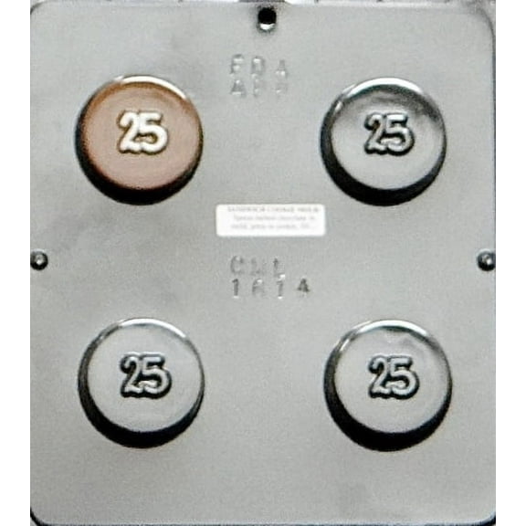 1614 "25Th" Anniversary Oreo Cookie Chocolate Candy Mold