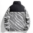 thumbnail image 6 of M-4X Big & Tall Fleece Jackets for Men with Pockets Plus Size Sherpa Coats Long Sleeve Zipper Up Mock Neck Color Block Thermal Warm Winter Jacket, 6 of 8