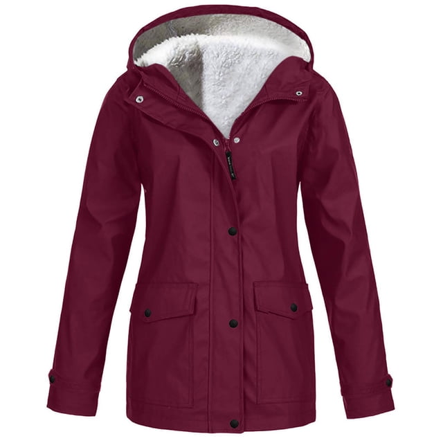 Posijego Imperméables P-4TG pour Femmes Légers Imperméables Manteau de Pluie Coupe-Vent Extérieur Voyage Randonnée Veste