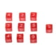 thumbnail image 5 of Dados D6 Sunnimix 10 piezas D rojo, 5 of 7