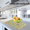thumbnail image 6 of Microfiber Absorbent Dish Drying Mat For Kitchen Counter 18x24 Inch,Printed Mandala, 6 of 8