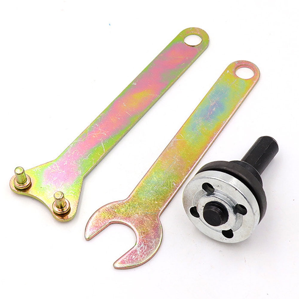 Disc Holder Angle Die Grinder Drill Wrench Nut Mandrel Spanner Adapter
