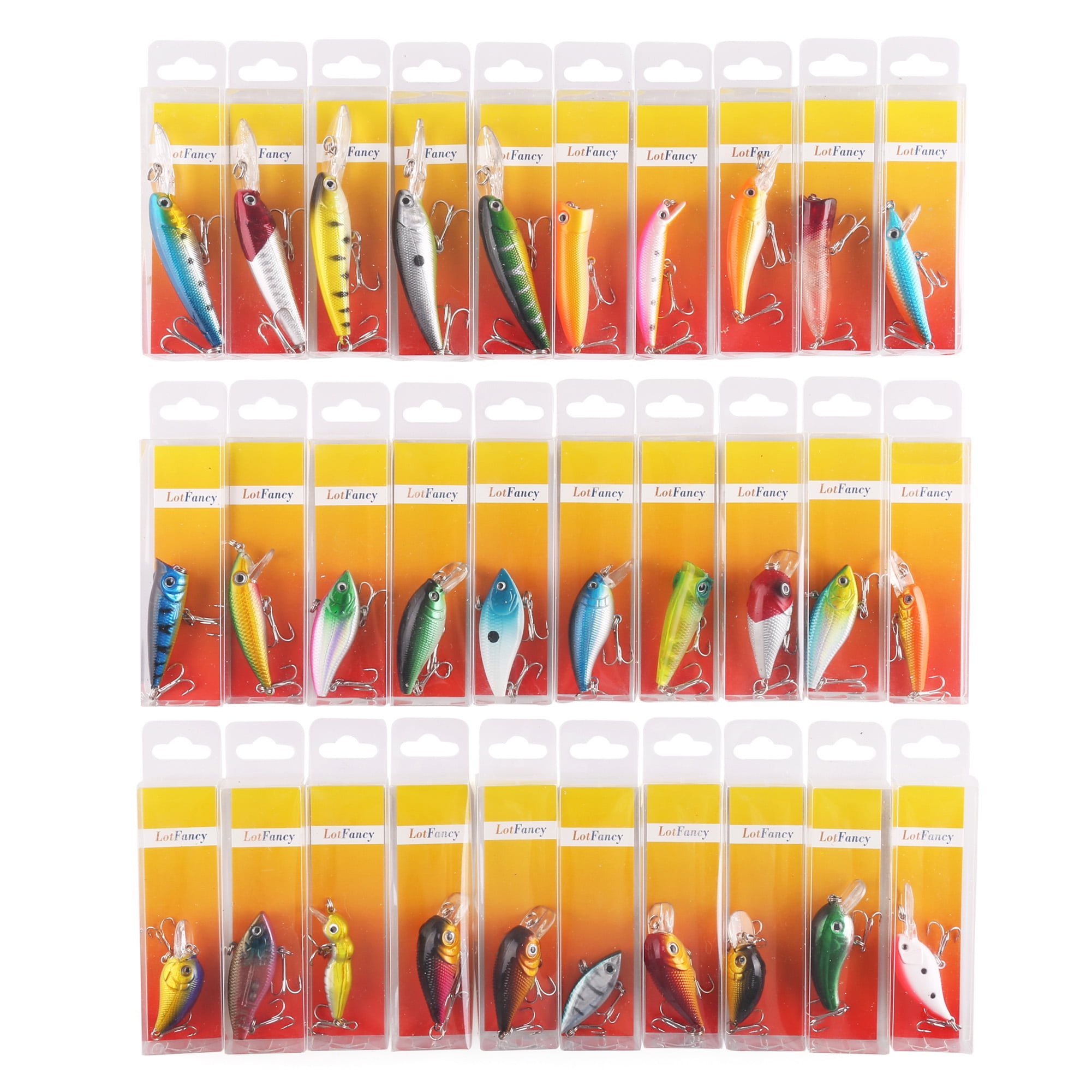 LotFancy 30 Topwater Fishing Lures with Hooks, Bass Bermuda | Ubuy LotFancy 30 Topwater Fishing Lures with Hooks, Bass Bermuda | Ubuy