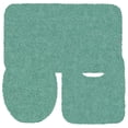 thumbnail image 2 of Mainstays Basic Bath Rug 3 Piece Set, Clearly Aqua, 19.5" x 32", Contour, & Lid Cover, 2 of 4