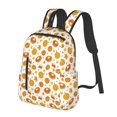 thumbnail image 2 of Daiia Pumpkin Maple Leaves School Backpack for Men and Women Lightweight Backpack Durable Backpack Water-Resistant,Travel,Work Bag, 2 of 9