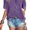 Purple, variant on Casual Plain Top Off the Shoulder Black Short Sleeve Women's Blouses S (4)