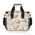 thumbnail image 7 of FORMRS Insulated Cooler Bag 24 Cans Capacity Soft Leakproof Lunch Box with Side Pockets, Watercolor Seashells, 7 of 7